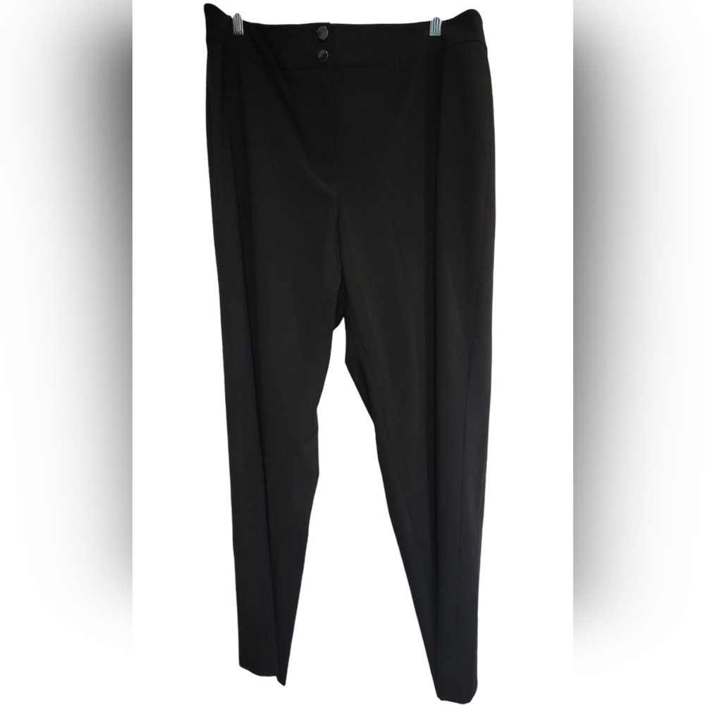 Calvin Klein traditional dress pants like new black size 14.
